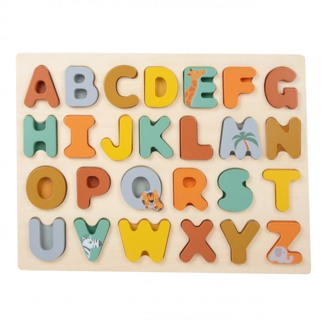 Puzzle éducatif Small Foot - Safari alphabet