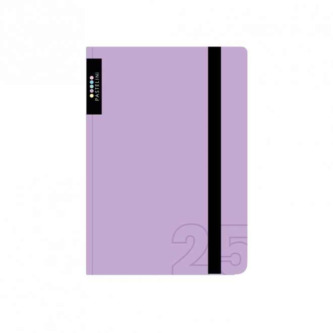 Agenda hebdomadaire A6 Pastelini violet