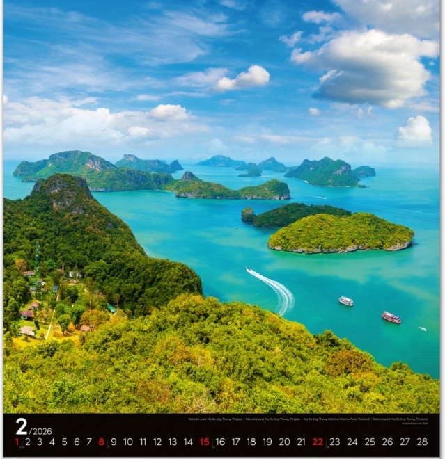 Calendrier mural Énergie 2026