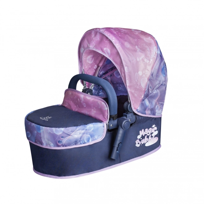 DeCuevas 81776 Poussette pliable pour poupées 3 en 1 avec sac Magic Bubble 2024 - 73 cm
