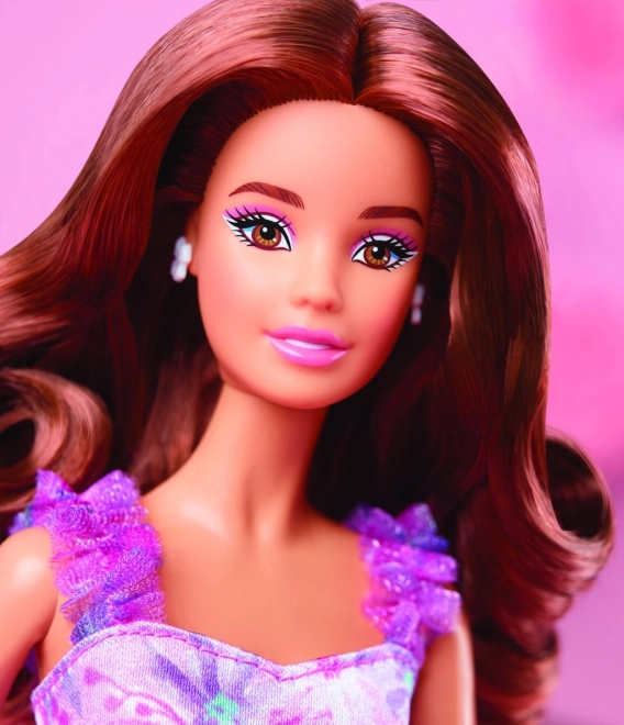Poupée Barbie avec signature de souhaits d'anniversaire