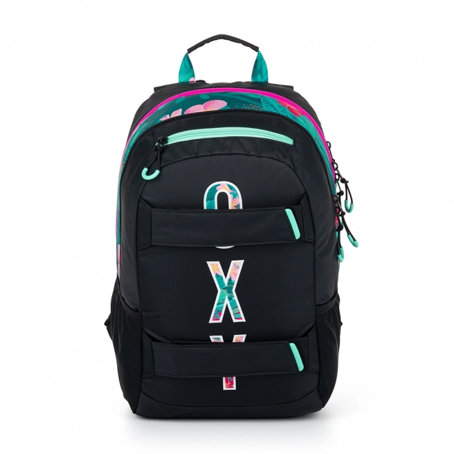 Sac à dos étudiant + trousse OXY Sport Tropic