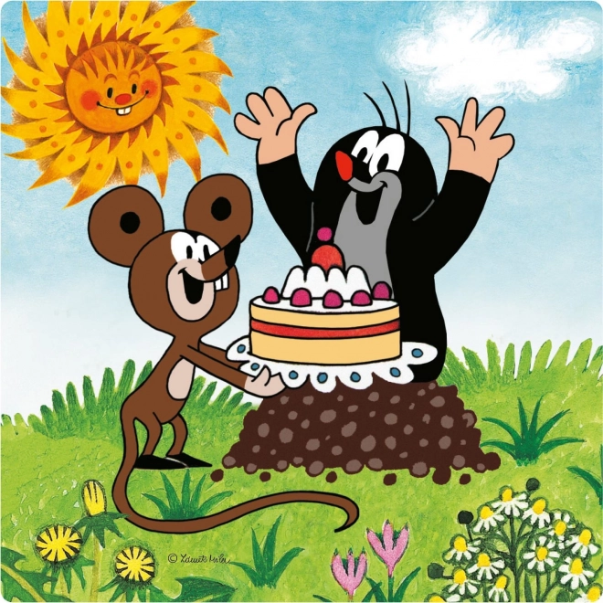 Krtek sur la prairie 3-5 puzzle bébé