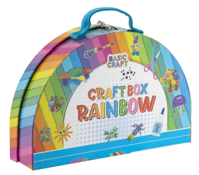 Boîte créative Arc-en-ciel dans une valise