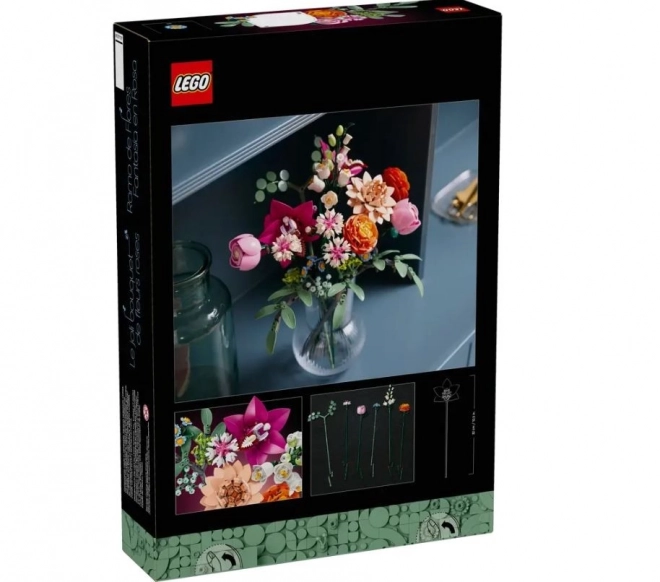 Lego Botanicals magnifique bouquet de fleurs roses