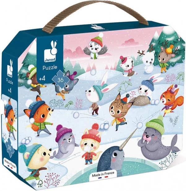 Puzzle en valisette Fête d’Hiver 36 pièces