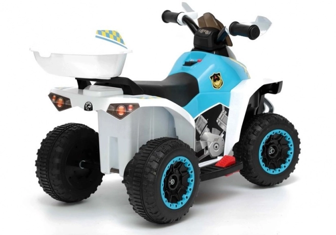 Quad Rechargable GTS1188-A Police Blanc