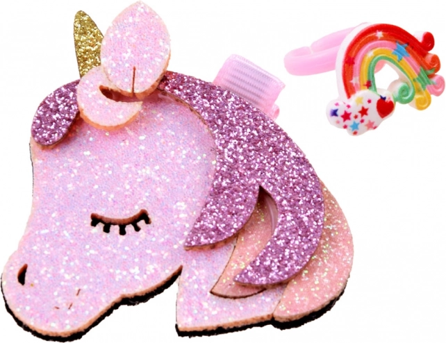 Barrette licorne pour une touche magique
