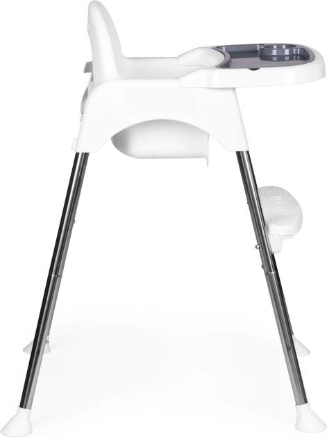 ECOTOYS Chaise Haute 2 en 1 Blanche