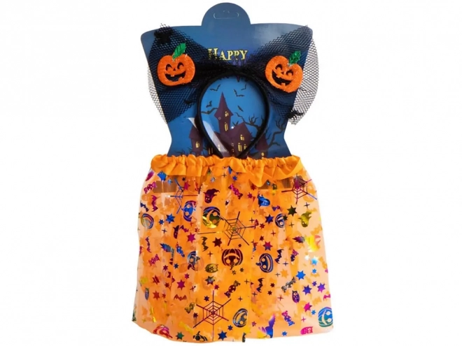 Costume d'Halloween avec serre-tête et jupe tutu