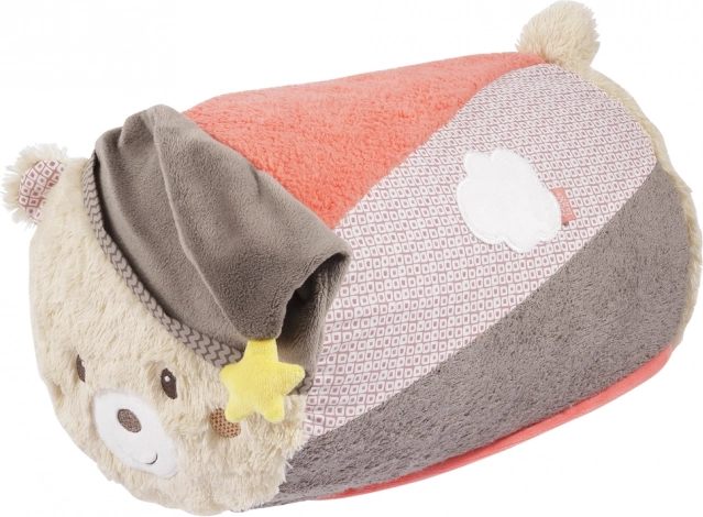 Rouleau hochet pour bébés Bruno – ourson en peluche