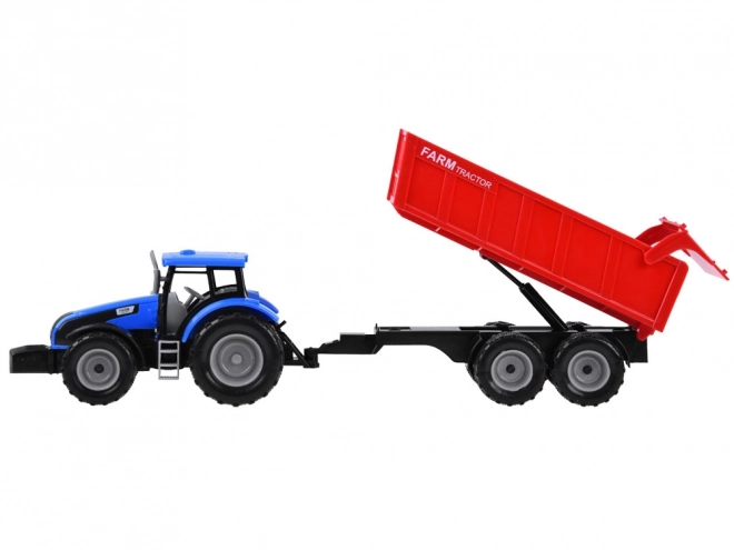 Tracteur avec remorque