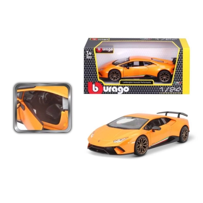 Lamborghini Huracan Performante orange modèle 1:24