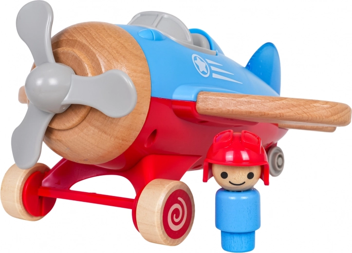 Combinaison résistante de bois et de plastique