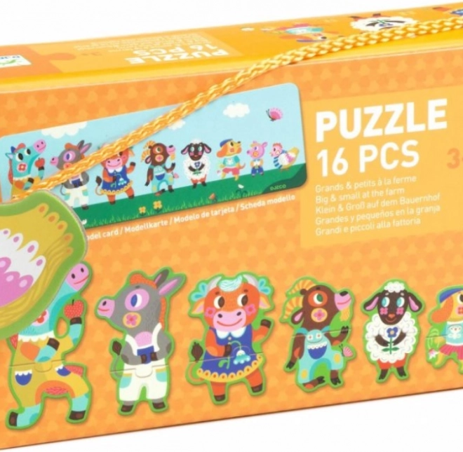 Puzzle DJECO Grands et Petits à la Ferme