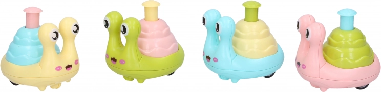 Escargot sur roulettes 7 cm – jouet à tirer