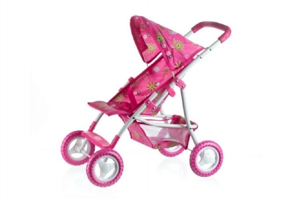 Poussette sportive pour poupées avec capote