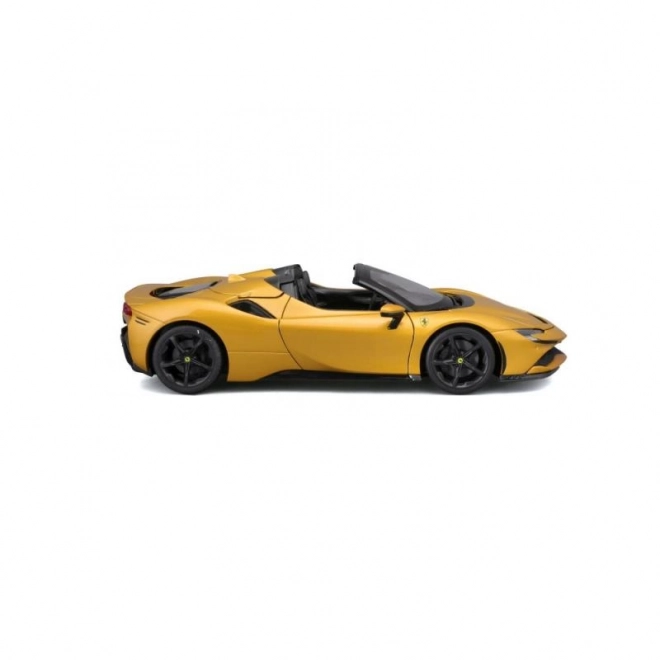 Bburago Ferrari SF90 Spider à l'échelle 1:18 - jaune