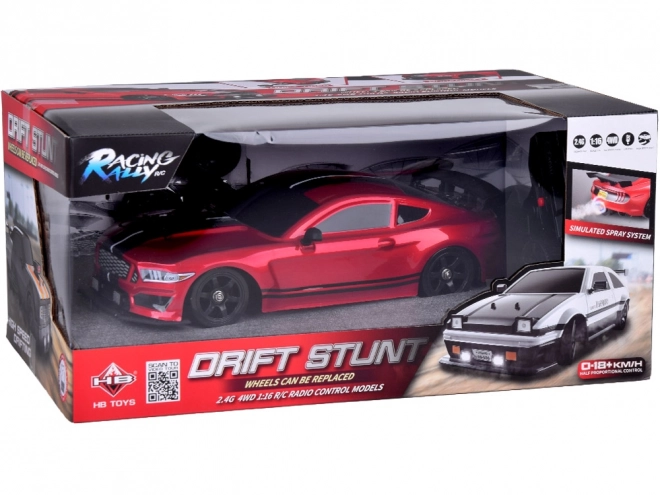 Voiture télécommandée amusante avec fumée de drift et éclairage LED