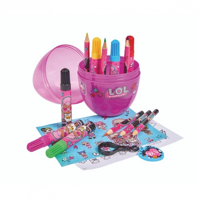 Ensemble créatif Œuf avec fournitures artistiques LOL Surprise