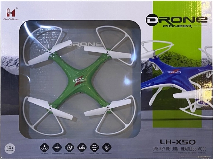 Pilotage facile : mode headless et retour par simple pression