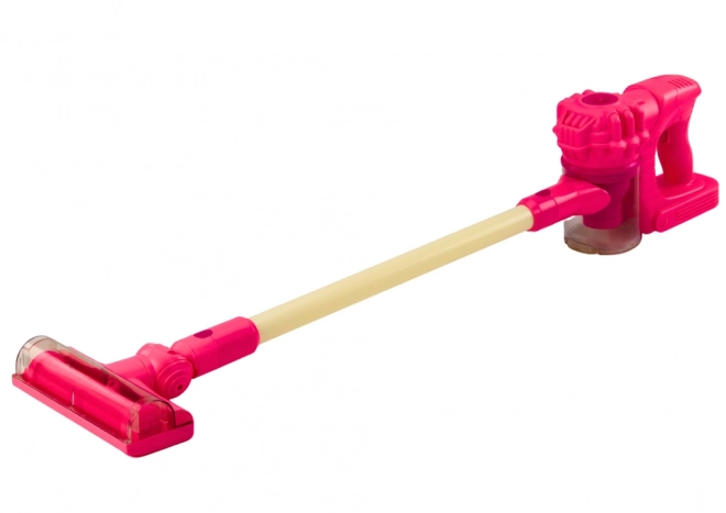 Aspirateur à tige pour enfants + lumières, sons - rose
