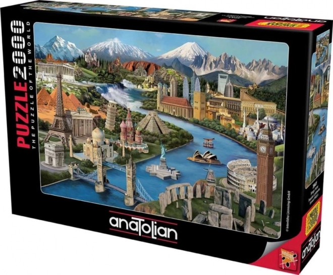 Puzzle ANATOLIAN Les merveilles du monde 2000 pièces