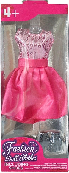 Robettes pour poupées avec accessoires – set de tenues avec chaussures