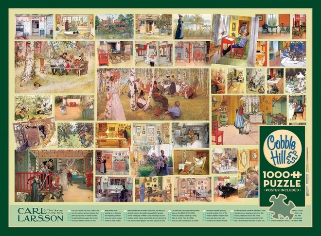 Puzzle COBBLE HILL Carl Larsson 1000 pièces