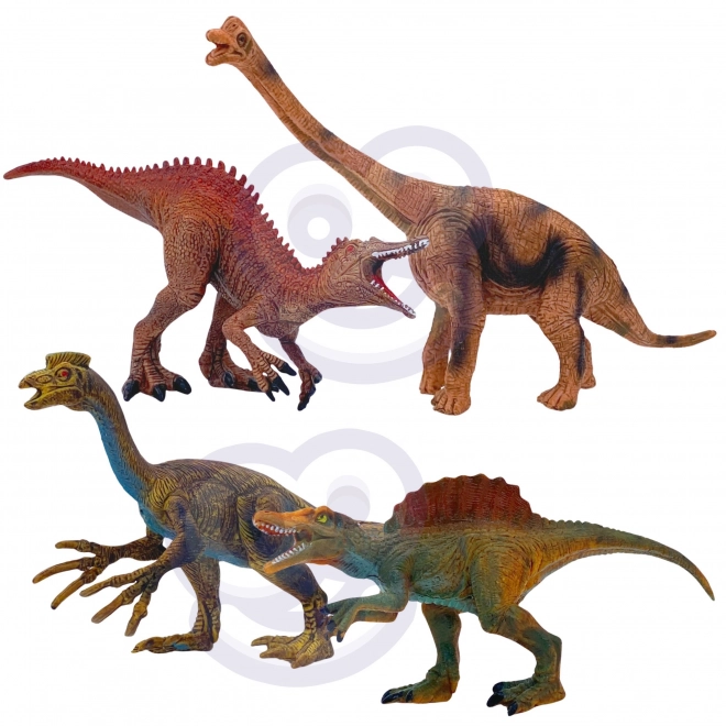 Ensemble de dinosaures XL avec base