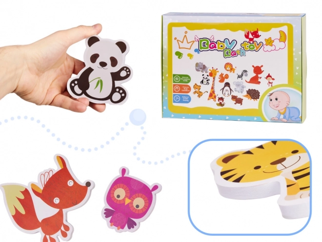 Animaux en mousse pour le bain - Zoo