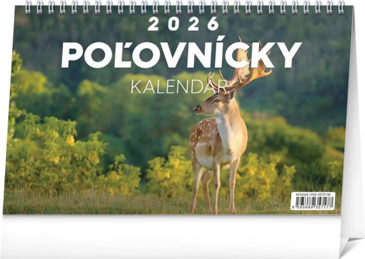 Calendrier de bureau de chasse 2026
