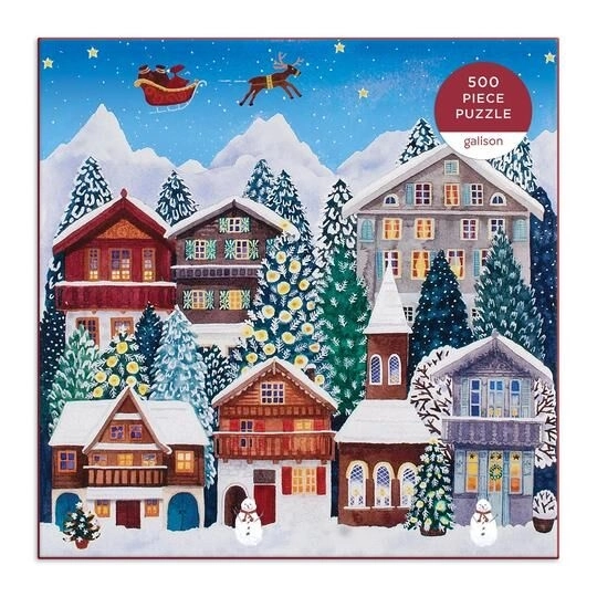 Puzzle village de Noël 500 pièces