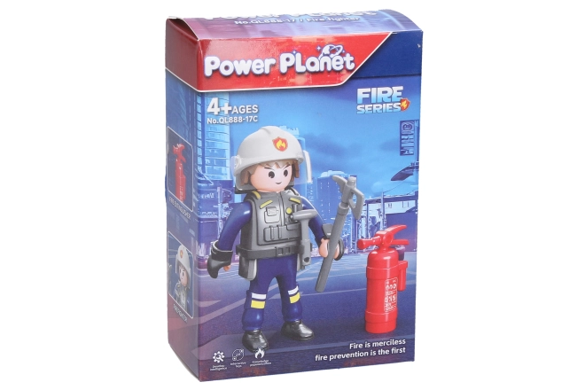 Figurine pompiers construction 7 cm