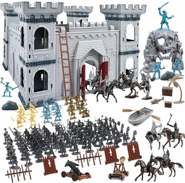Château de pirates avec figurines et accessoires, 311 pièces