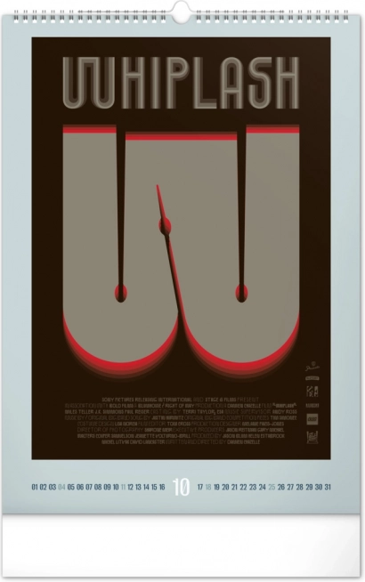 Calendrier mural Affiches de films alternatives 2026