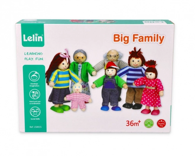 Poupées pour maison de poupée - famille