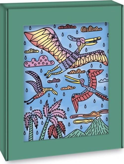 JANOD Maxi coloriages Dinosaures