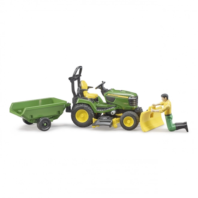 Tracteur de jardin Bruder John Deere X949 avec jardinier