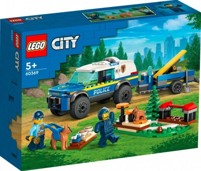 LEGOae City 60369 Terrain d'entraînement mobile des chiens policiers