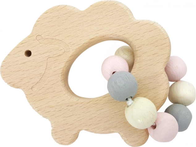 HESS hochet mouton rose