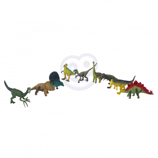 Ensemble de figurines de dinosaures avec tapis de jeu et mallette