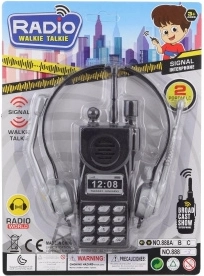 Talkie-walkie de police avec écouteurs pour enfants