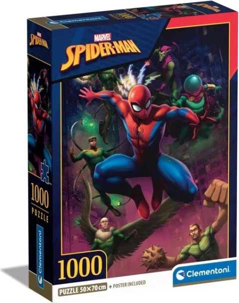 Puzzle 1000 pièces Spiderman Clementoni