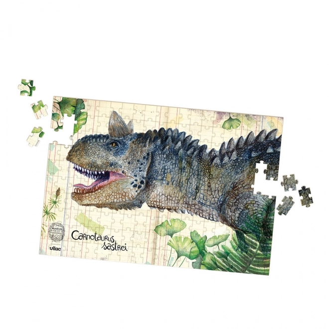 Vilac ensemble de trois puzzles avec dinosaures