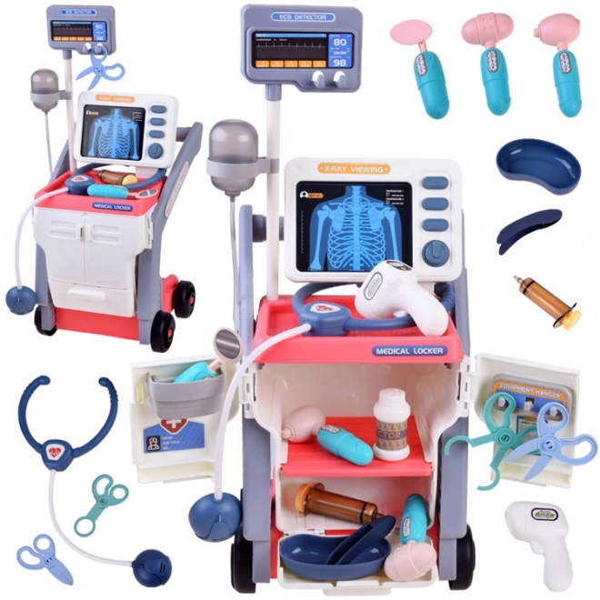 Chariot médical jouet pour enfants