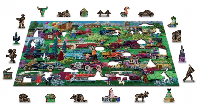 Puzzle en bois WOODEN CITY Vétérans 2en1