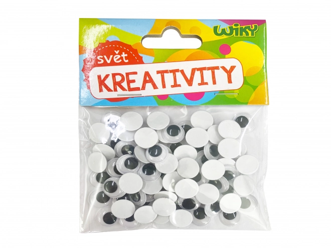 Yeux mobiles 12 mm, 80 pcs