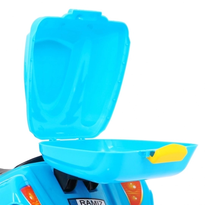 Tricycle BJX-088 moto électrique + sons + lumières – Bleu