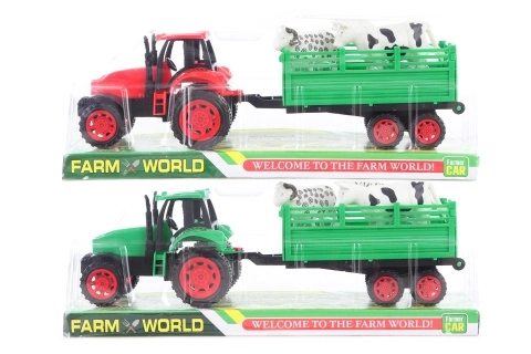 Tracteur avec animaux